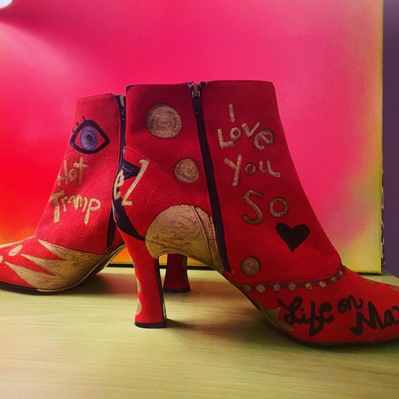 Vintage Custom Painted 👨🏻🎤BOWIE INSPIRED - Picture 4 of 14